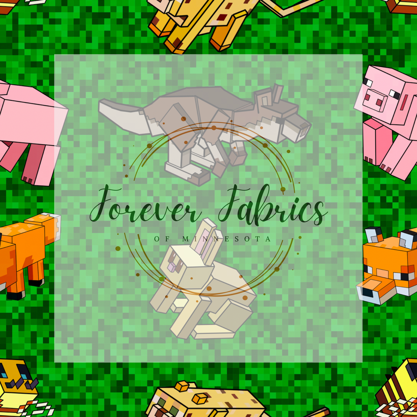 Mine Animals . . (BH/ 23). | Preorder | Fabric By The Yard