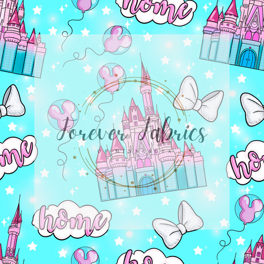 Home Aqua . . . . . (BH/ 23). | Preorder | Fabric By The Yard