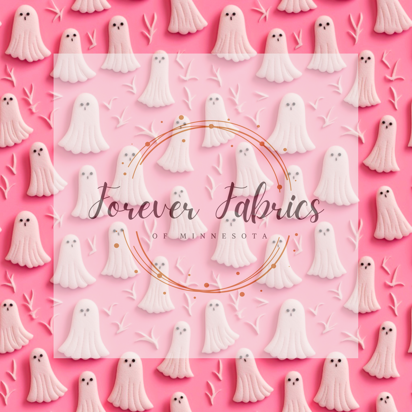 Pink Ghost . (BH/ 23). | Preorder | Fabric By The Yard