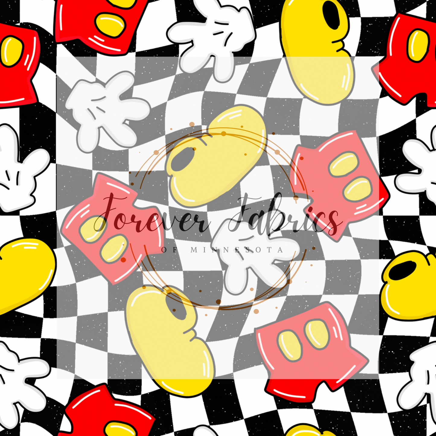 Oh Mick Checkered . . . . (BH/ 24)| Preorder | Fabric By The Yard