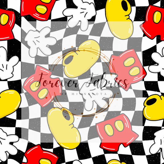 Oh Mick Checkered . . . . (BH/ 24)| Preorder | Fabric By The Yard