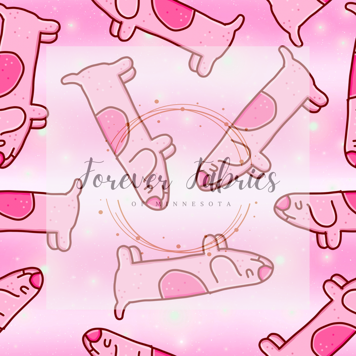 Long Dog Pink . . . (BH/ 24)| Preorder | Fabric By The Yard