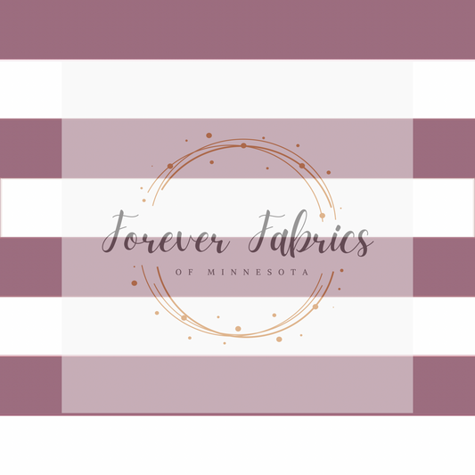 Mauve Stripes . . . (BH/ 24)| Preorder | Fabric By The Yard