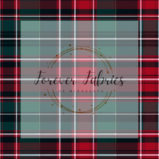 Christmas Plaid . (BH/ 23). | Preorder | Fabric By The Yard