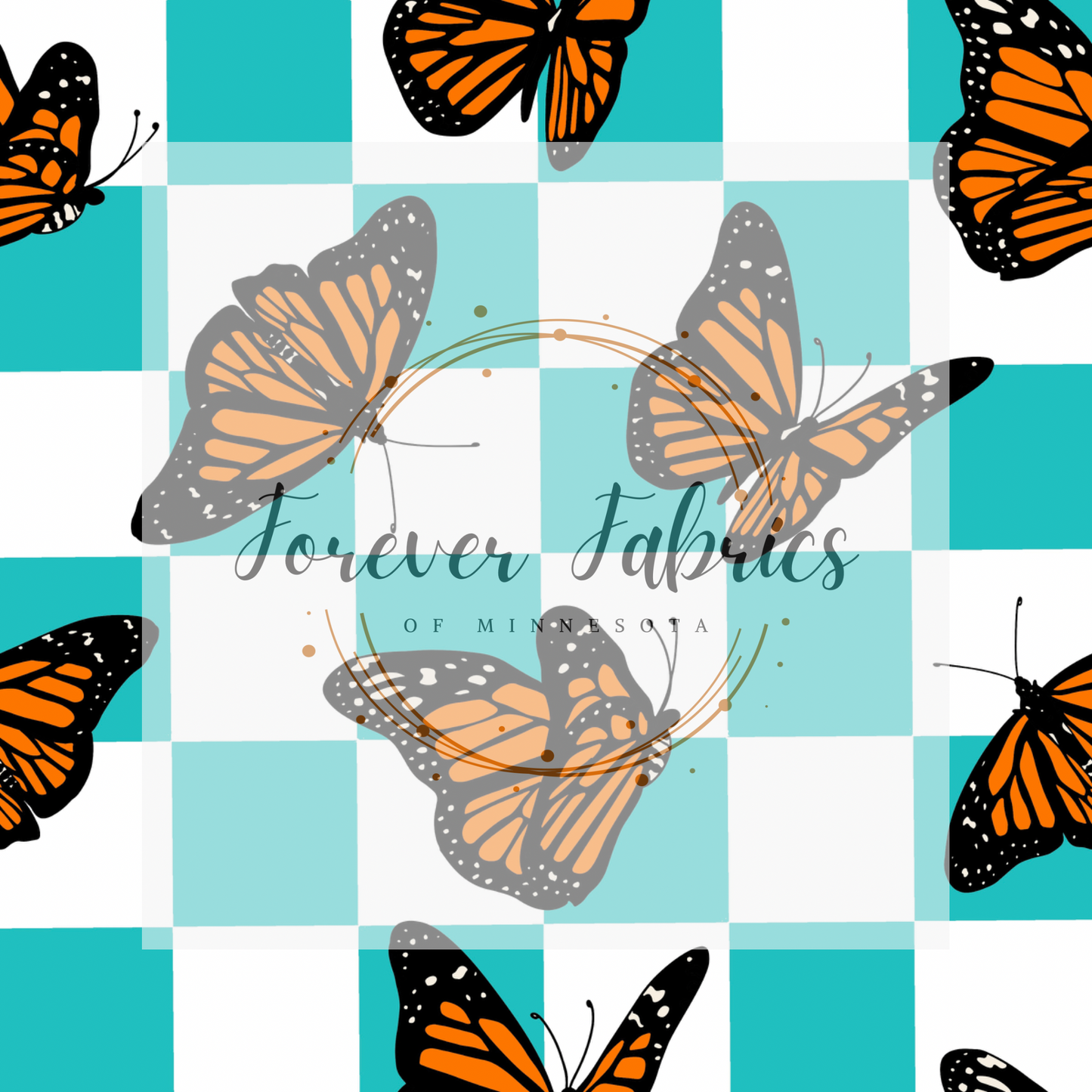 Monarchs Blue . . (BH/ 23). | Preorder | Fabric By The Yard