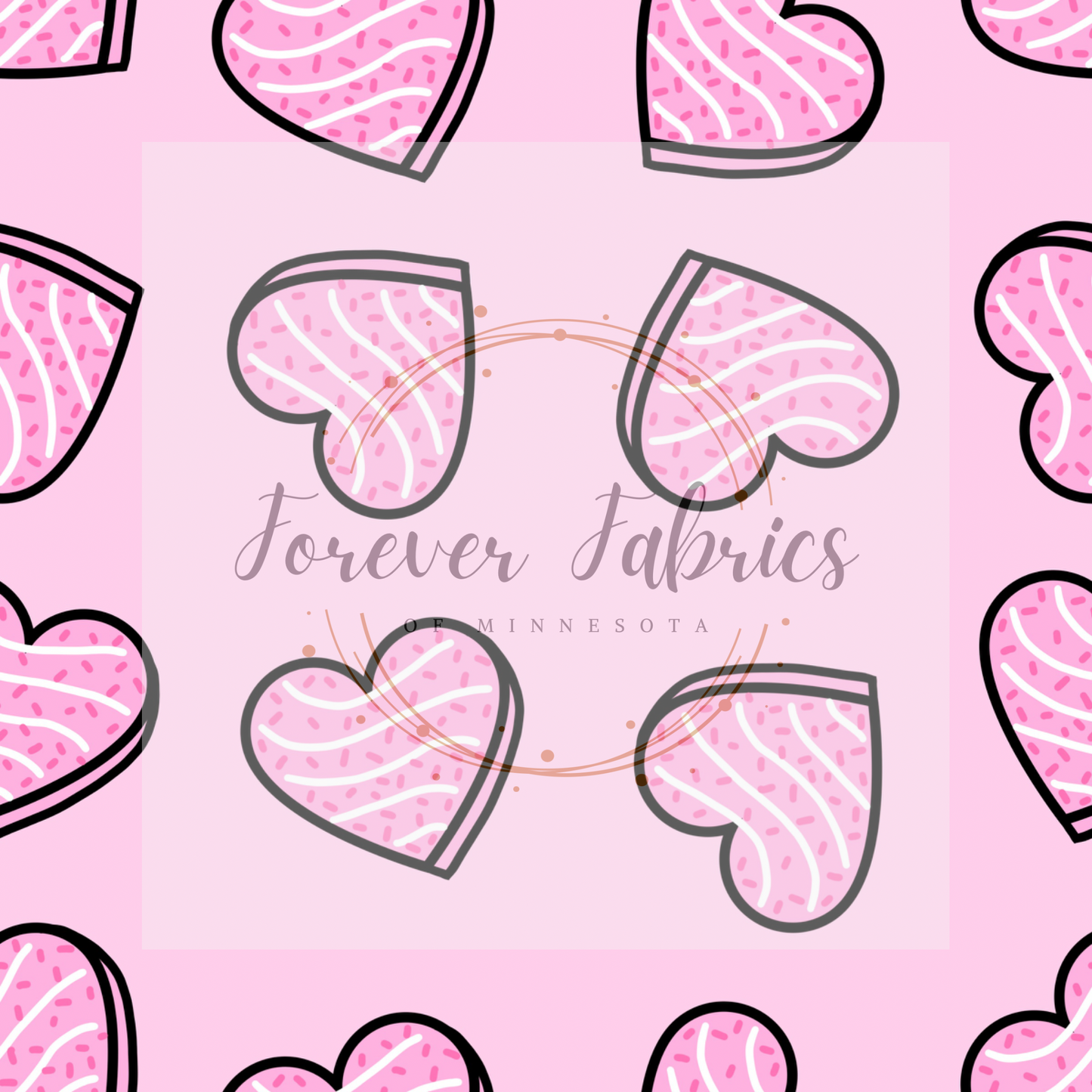 Valentine’s Cakes . . . (BH/ 24)| Preorder | Fabric By The Yard