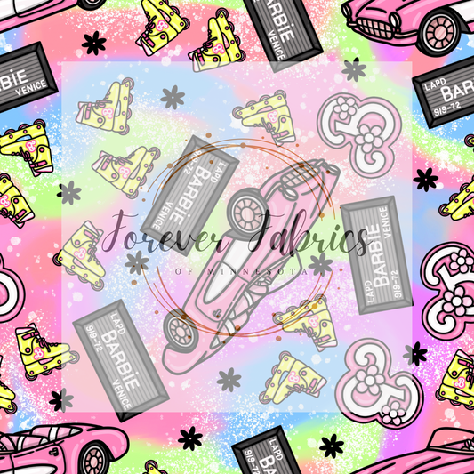 Pink Doll Venice . (BH/ 23). | Preorder | Fabric By The Yard