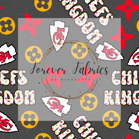 Chiefs Kingdom . . (BH/ 24)| Preorder | Fabric By The Yard