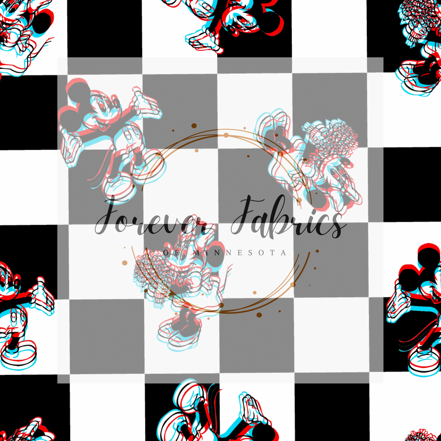 3D Mick . (BH/ 23). | Preorder | Fabric By The Yard