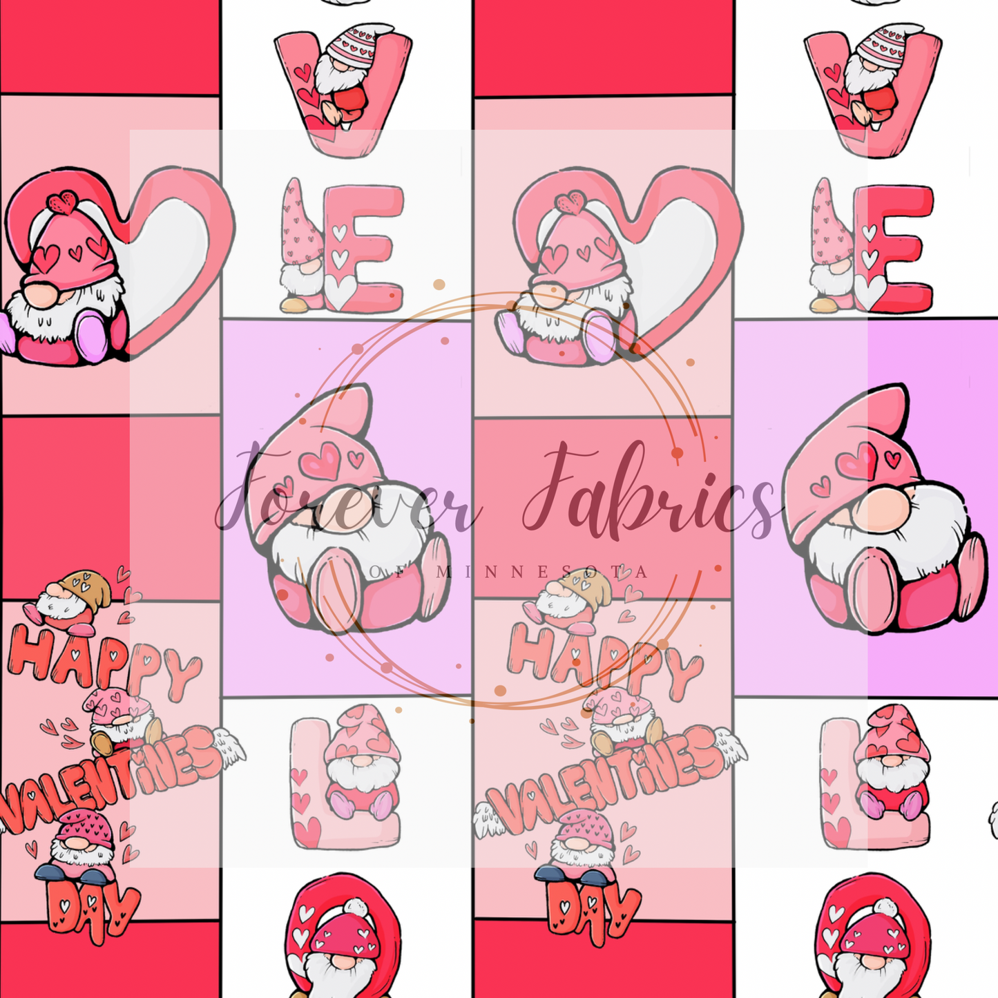 Gnome Love | Preorder | Fabric By The Yard