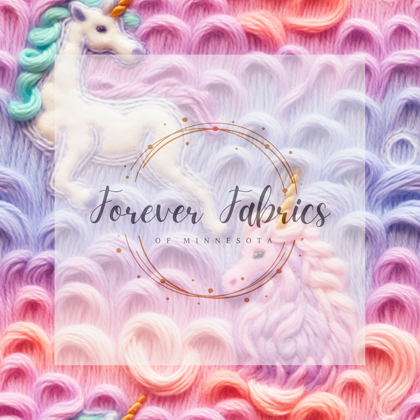 Unicorn Yarn . (BH/ 23). | Preorder | Fabric By The Yard