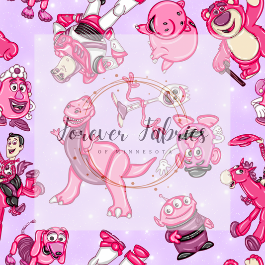 TS Pink Background . . . . (BH/ 24)| Preorder | Fabric By The Yard