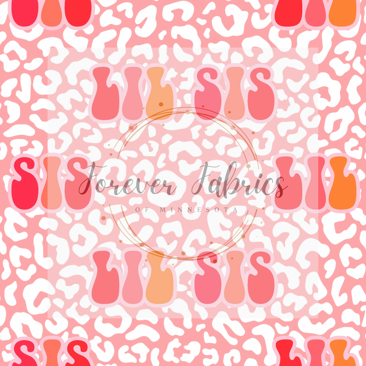 Lil Sis Leopard . (BH/ 23) | Preorder | Fabric By The Yard