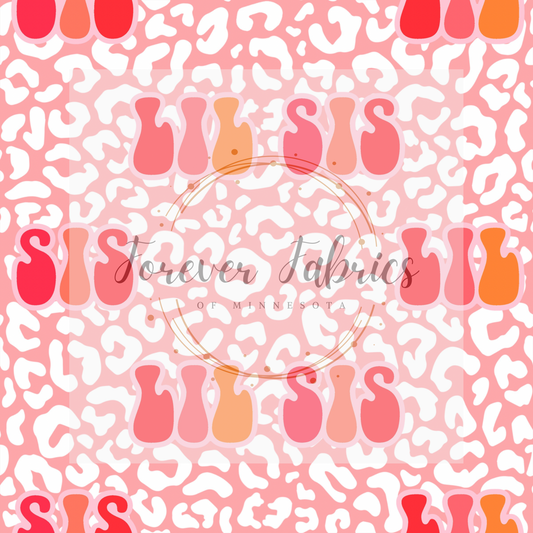 Lil Sis Leopard . (BH/ 23) | Preorder | Fabric By The Yard