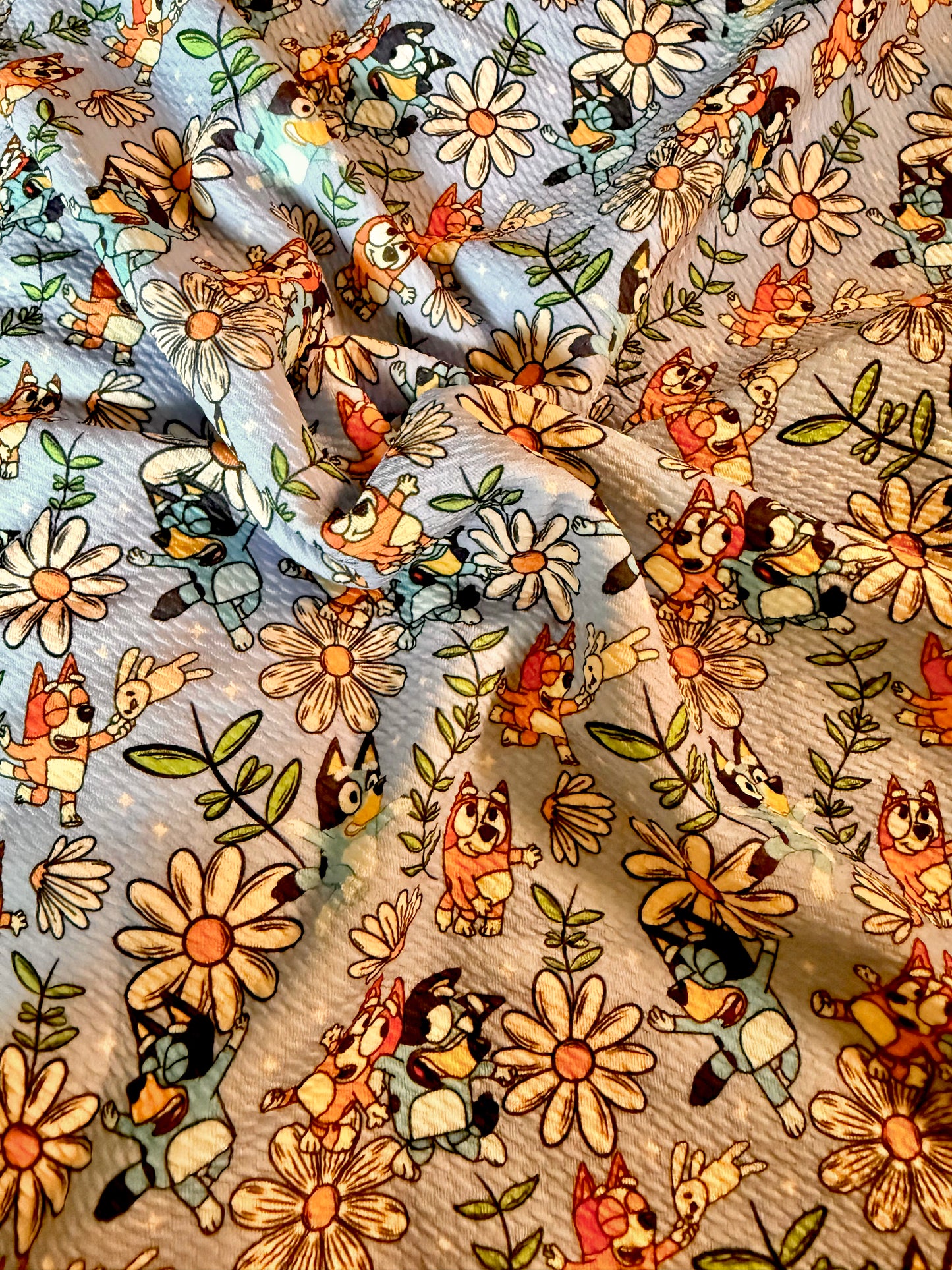 Floral Blue Dog | Bullet