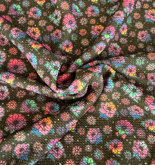 Multi neon, floral | Bullet