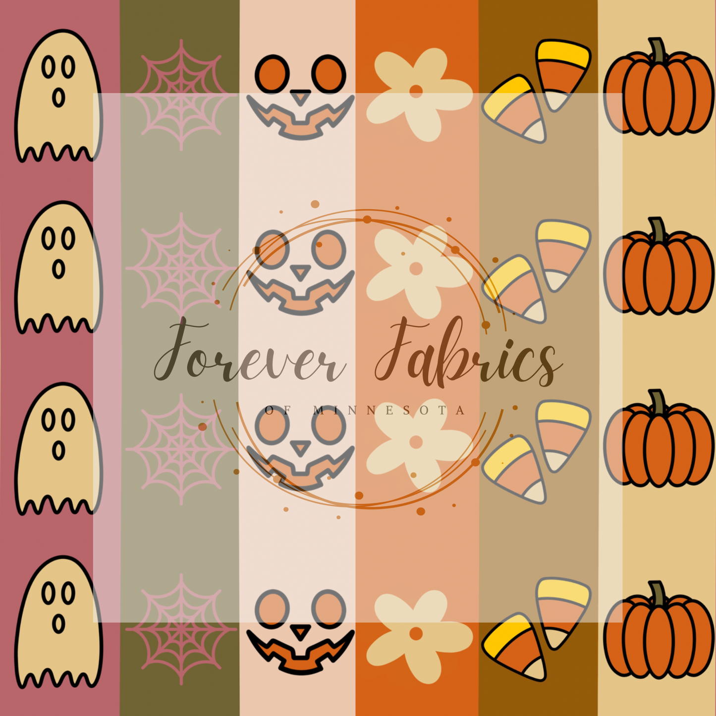 Pumpkin Stripes, | Preorder| By The Yard