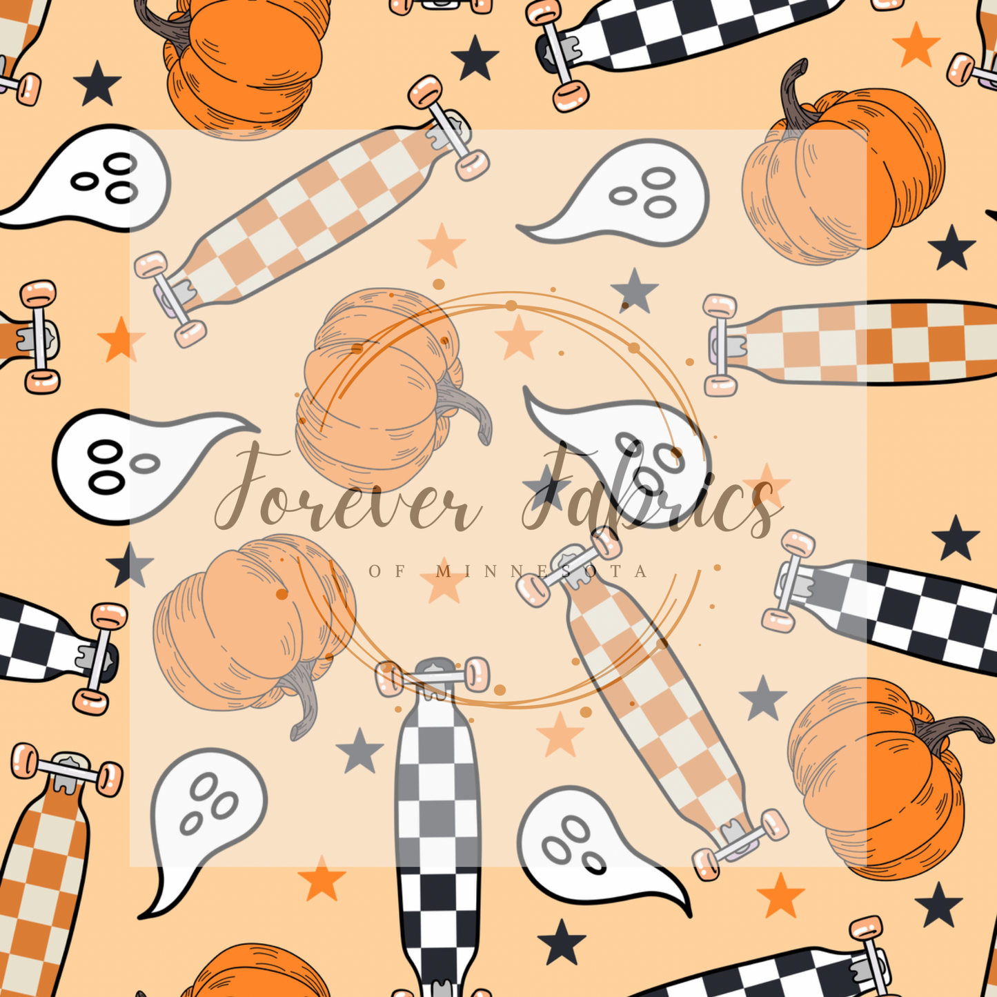 Pumpkins and skateboards | Preorder| By The Yard