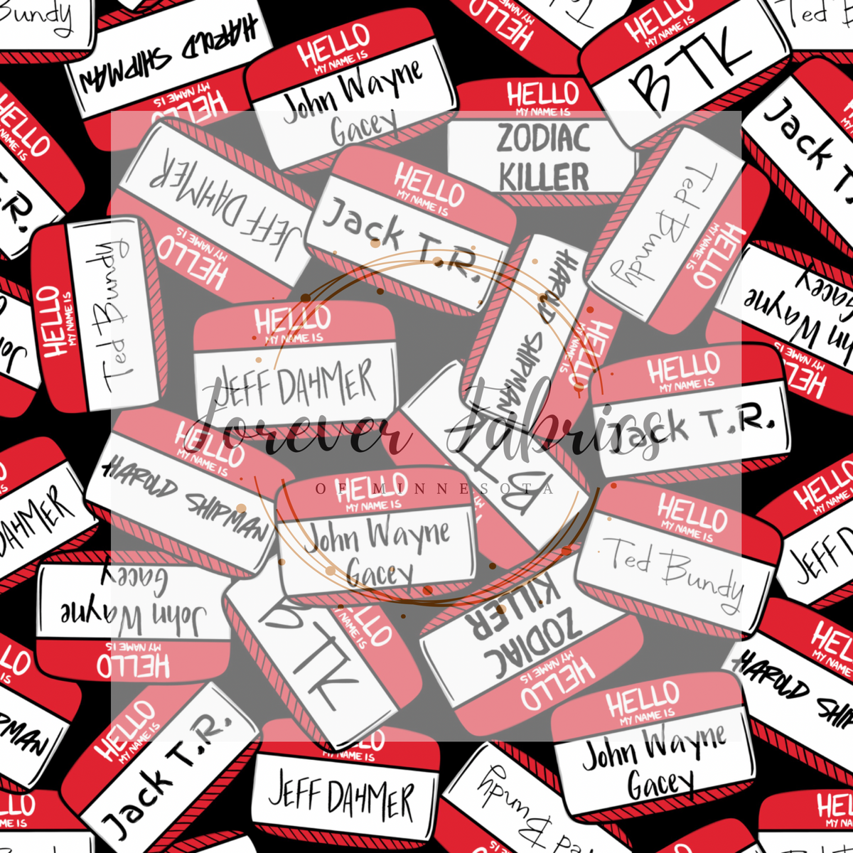 My name is | Preorder| By The Yard