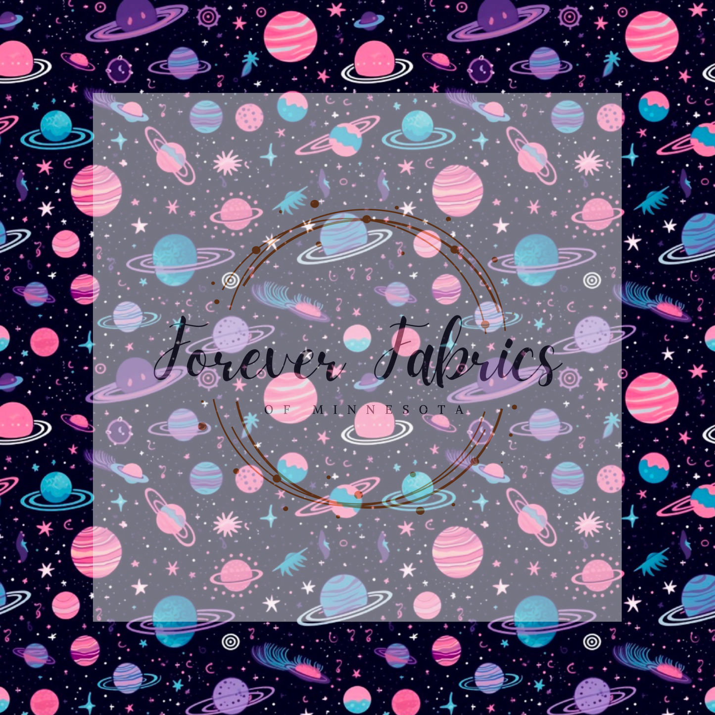 Pink blue galaxy | Preorder| By The Yard