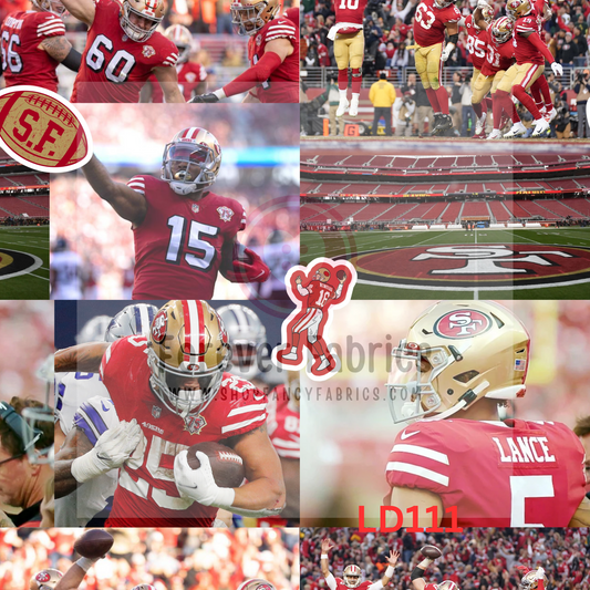LD111 - 49ers collage 22| Preorder | By The Yard