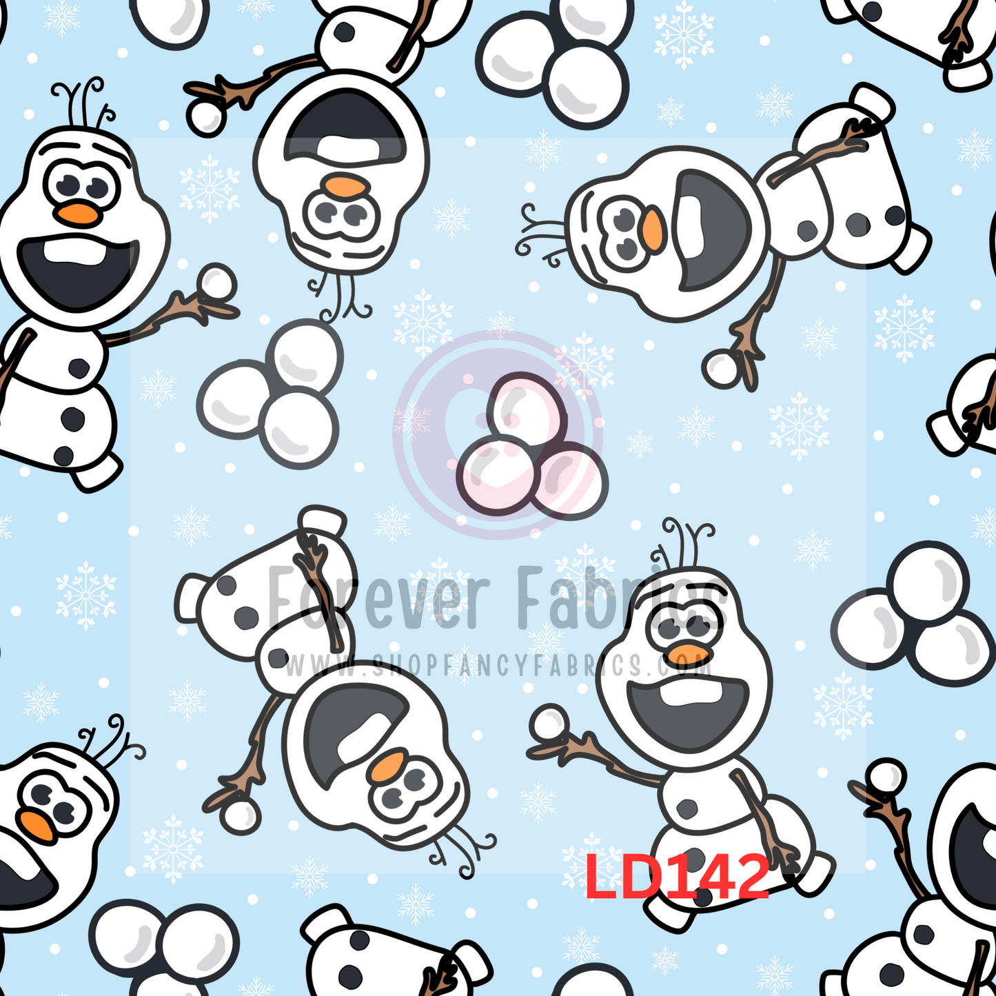 LD142- Baby olaf 22| Preorder | By The Yard