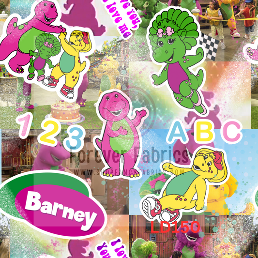 LD150 - Barney Collage 22| Preorder | By The Yard