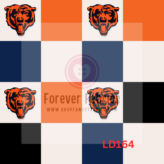 LD164 - Bears Check 22| Preorder | By The Yard