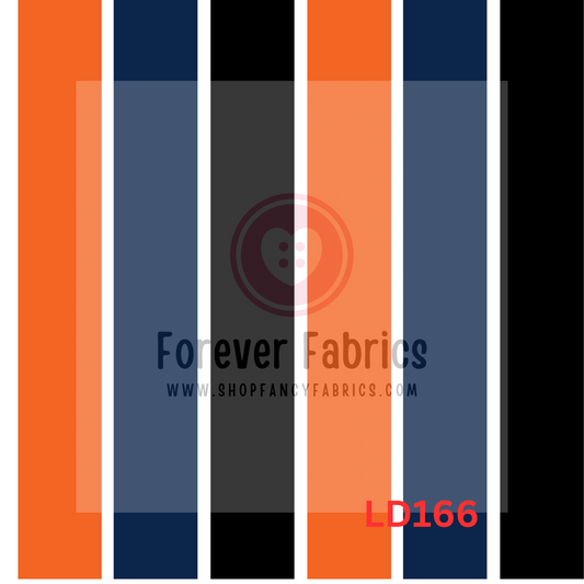LD166 - Bears Stripes 22| Preorder | By The Yard