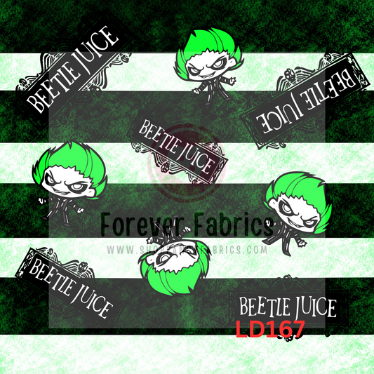 LD167 -BeatleJuice Stripes 22| Preorder | By The Yard