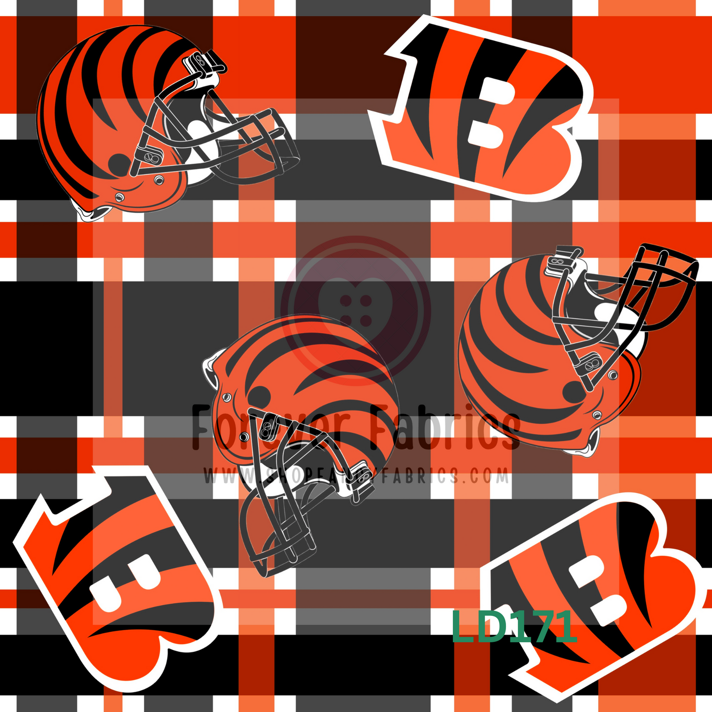LD171 -Bears Plaid 22| Preorder | By The Yard