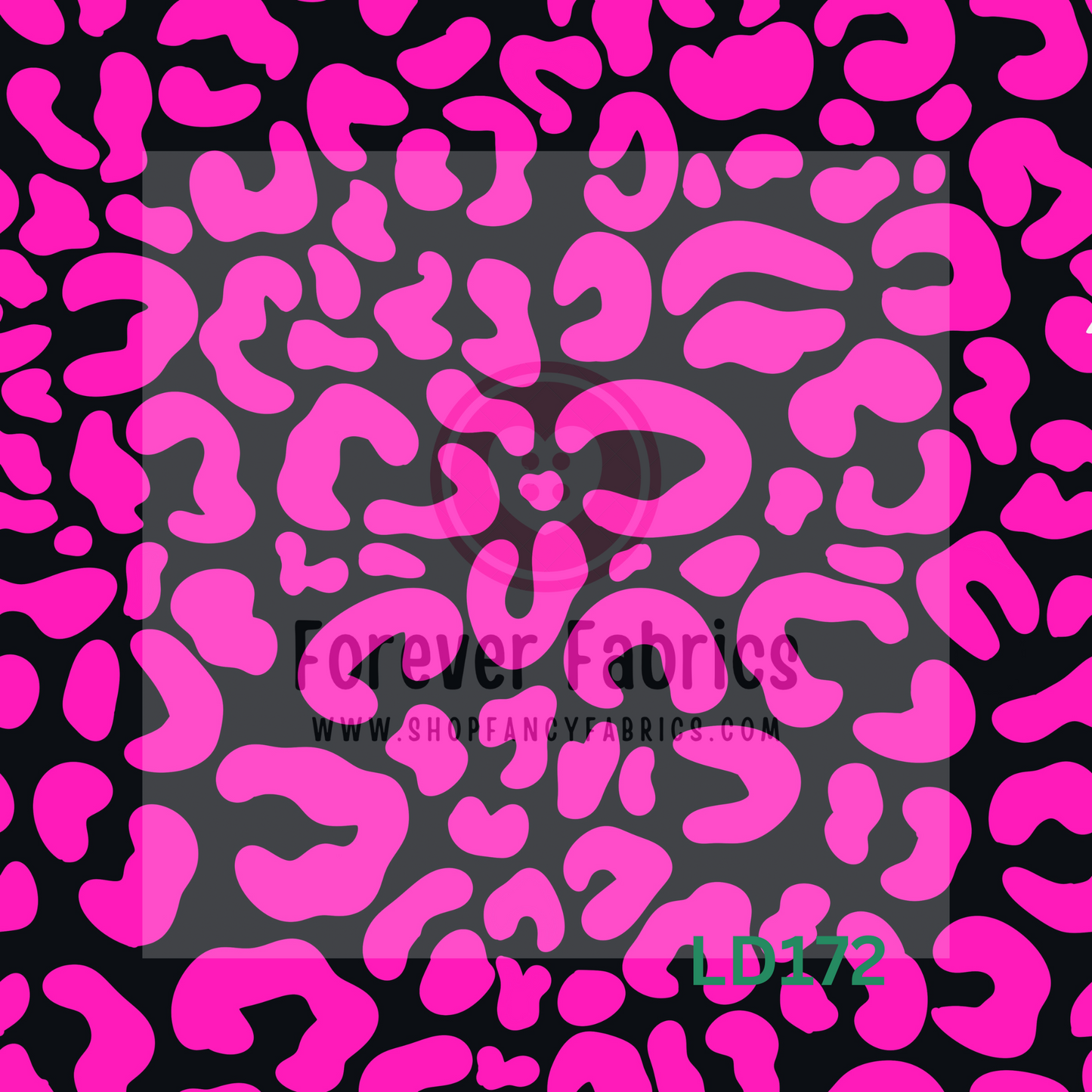 LD172 -Neon Leopard 22| Preorder | By The Yard