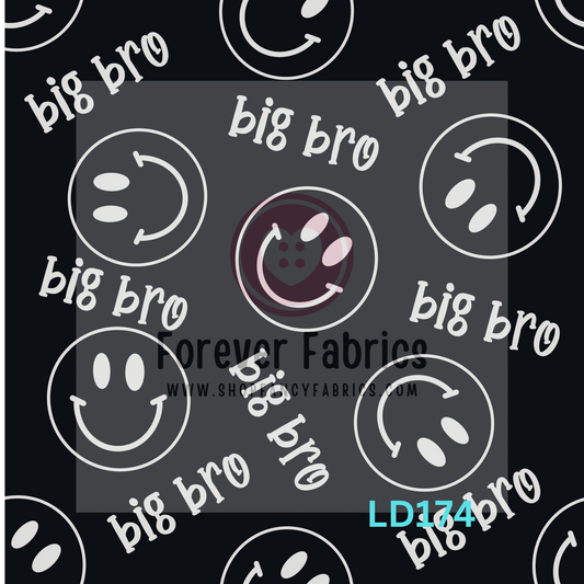 LD174 -Black Big Bro 22| Preorder | By The Yard