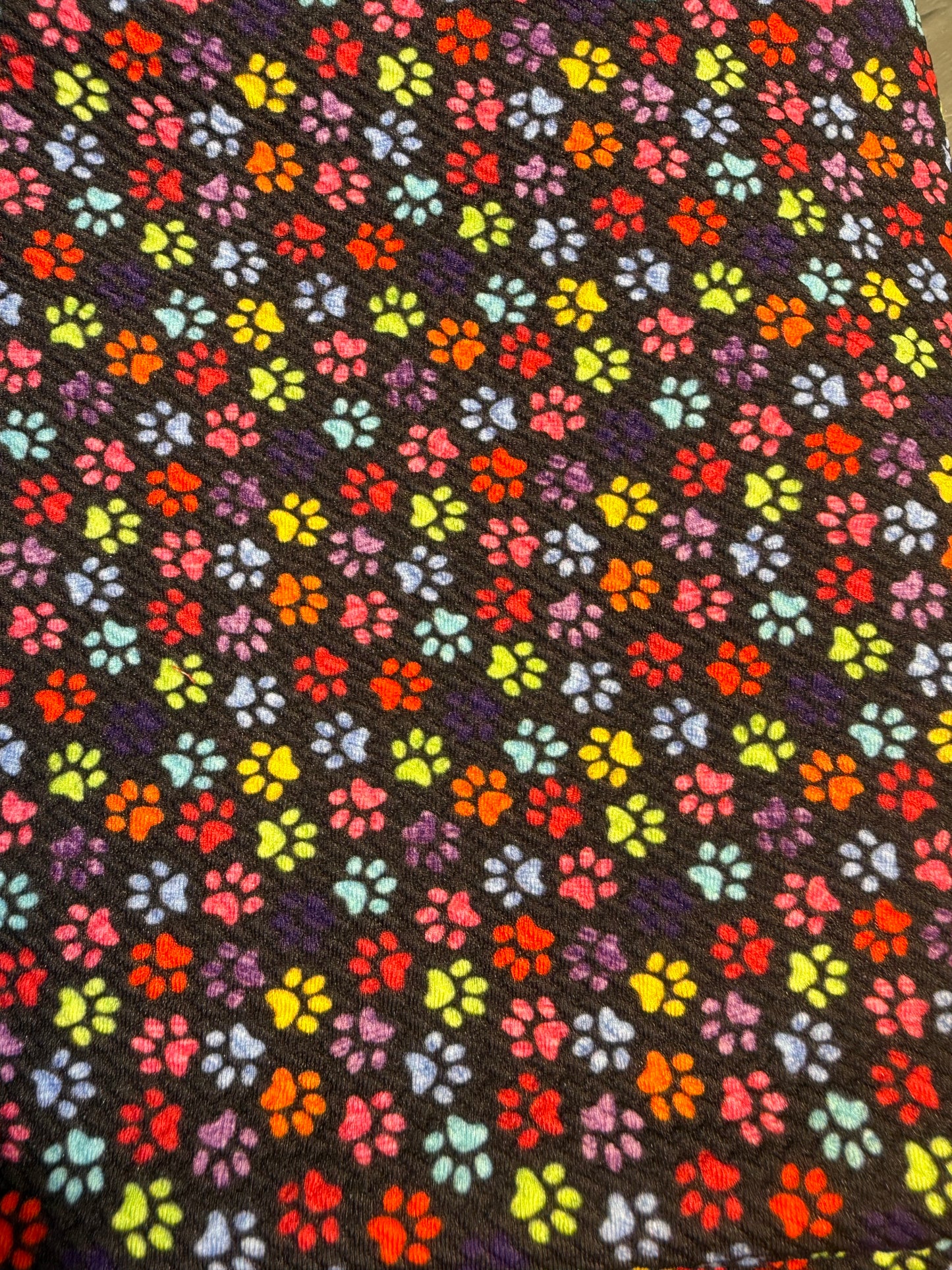 Multi colored Paw Prints | Bullet
