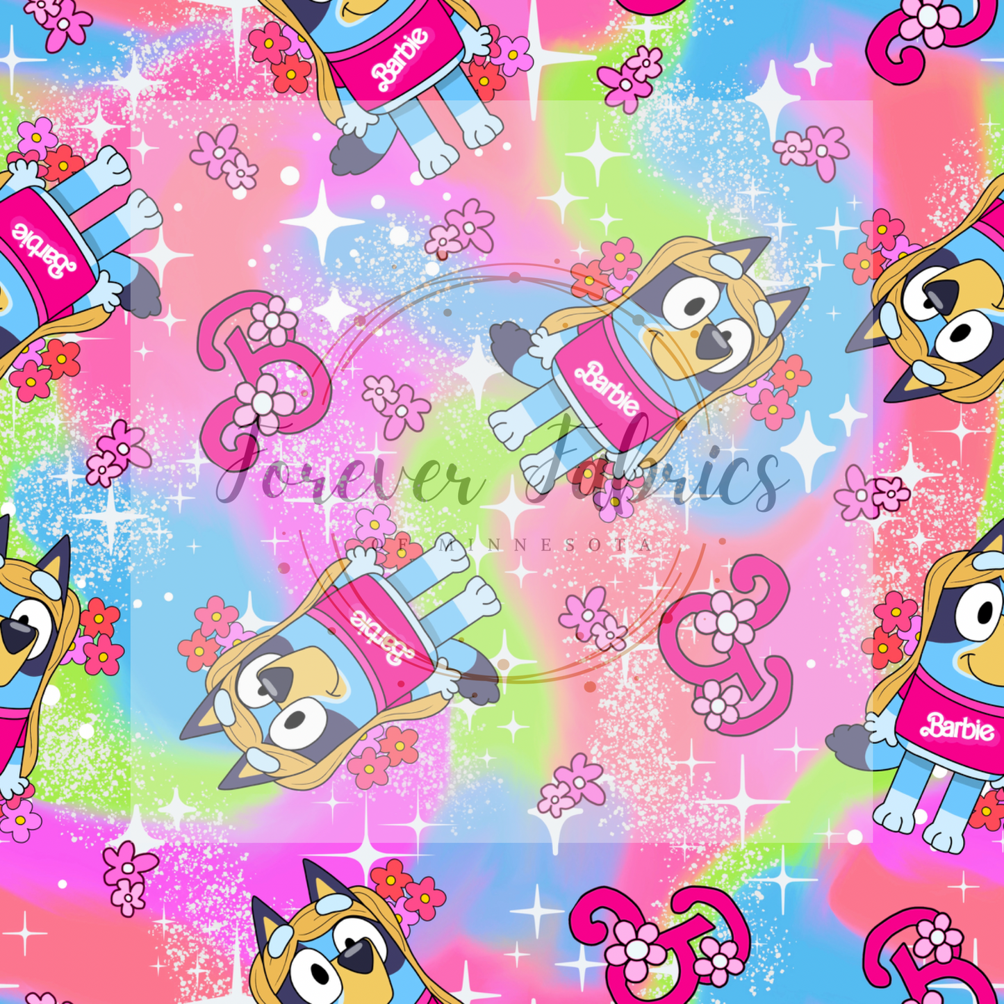 Mr. Blue’s Skate Print | Preorder | Fabric By The Yard