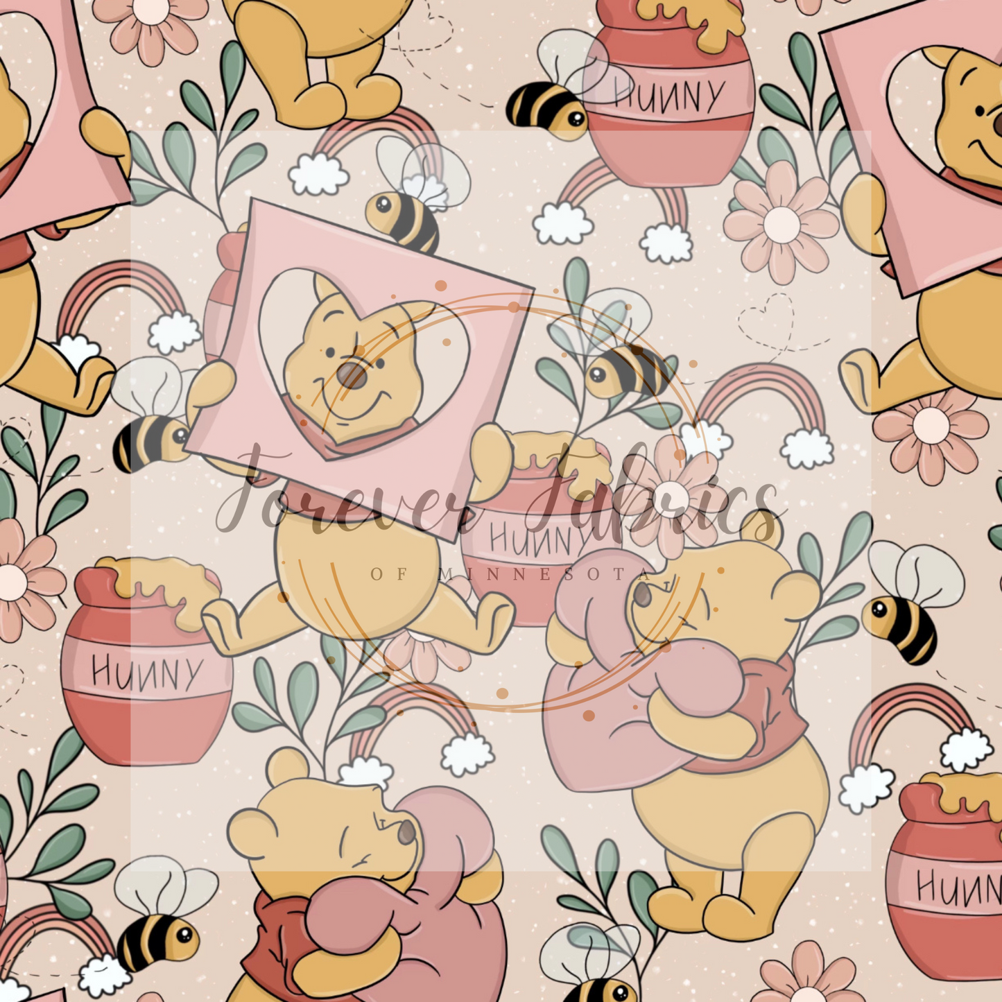 Bears & Hearts 2 | Preorder |By The Yard