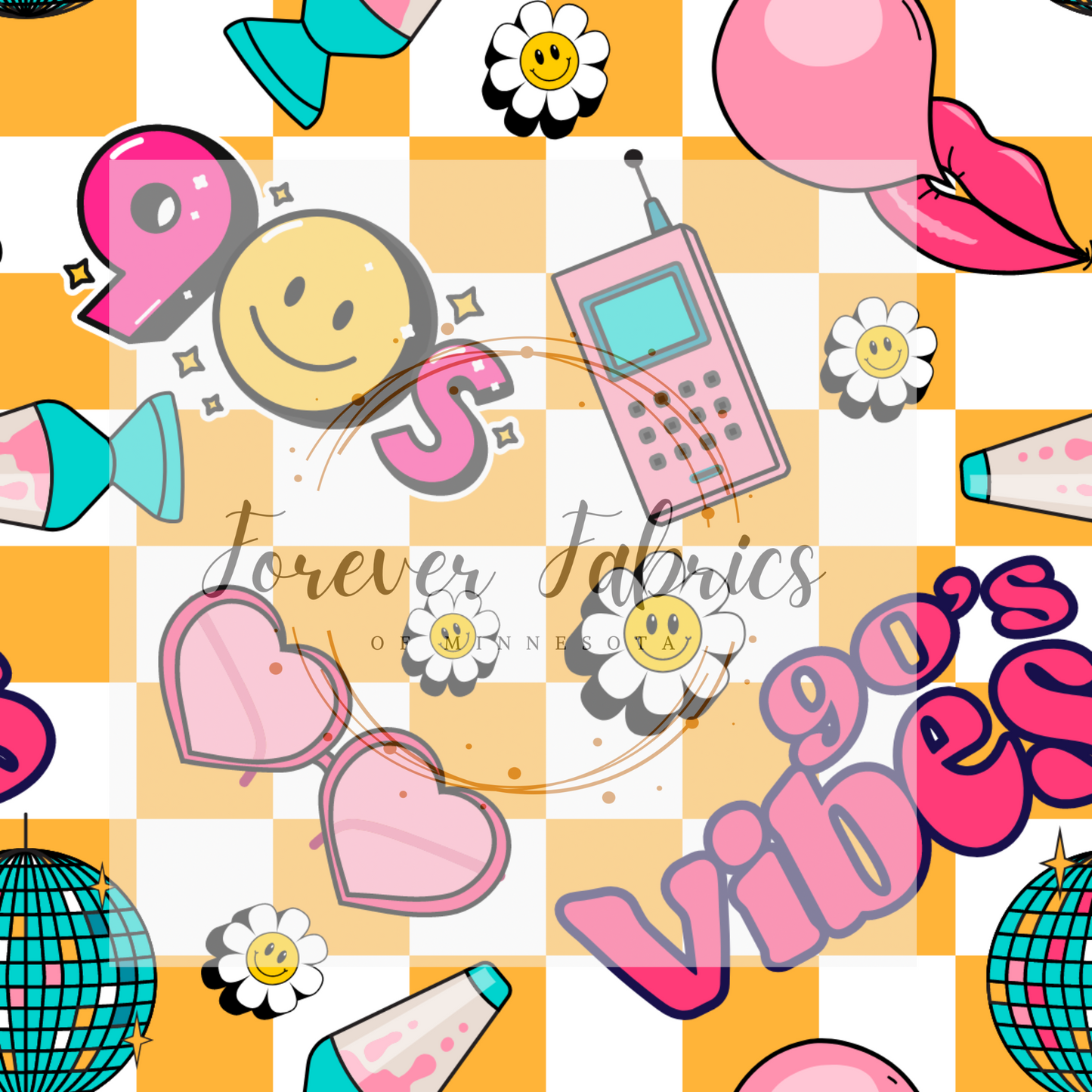90’s Vibe | Preorder | Fabric By The Yard