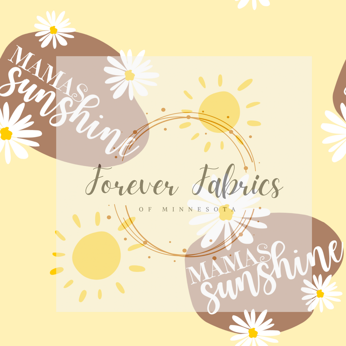 Mamas sunshine | Preorder | Fabric By The Yard