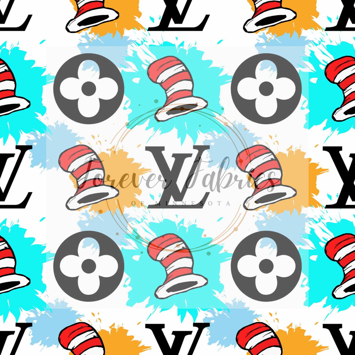 LV. Suess Hat | Preorder |By The Yard
