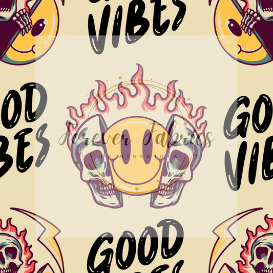 Beige Good Vibes | Preorder | By The Yard