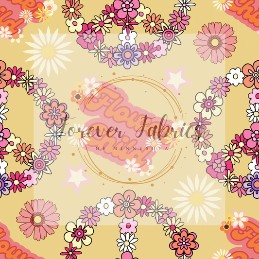 Lg Flower Child | Preorder | By The Yard
