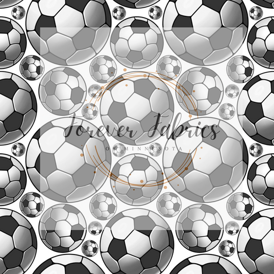 3 D Soccer | | Preorder | Fabric By The Yard