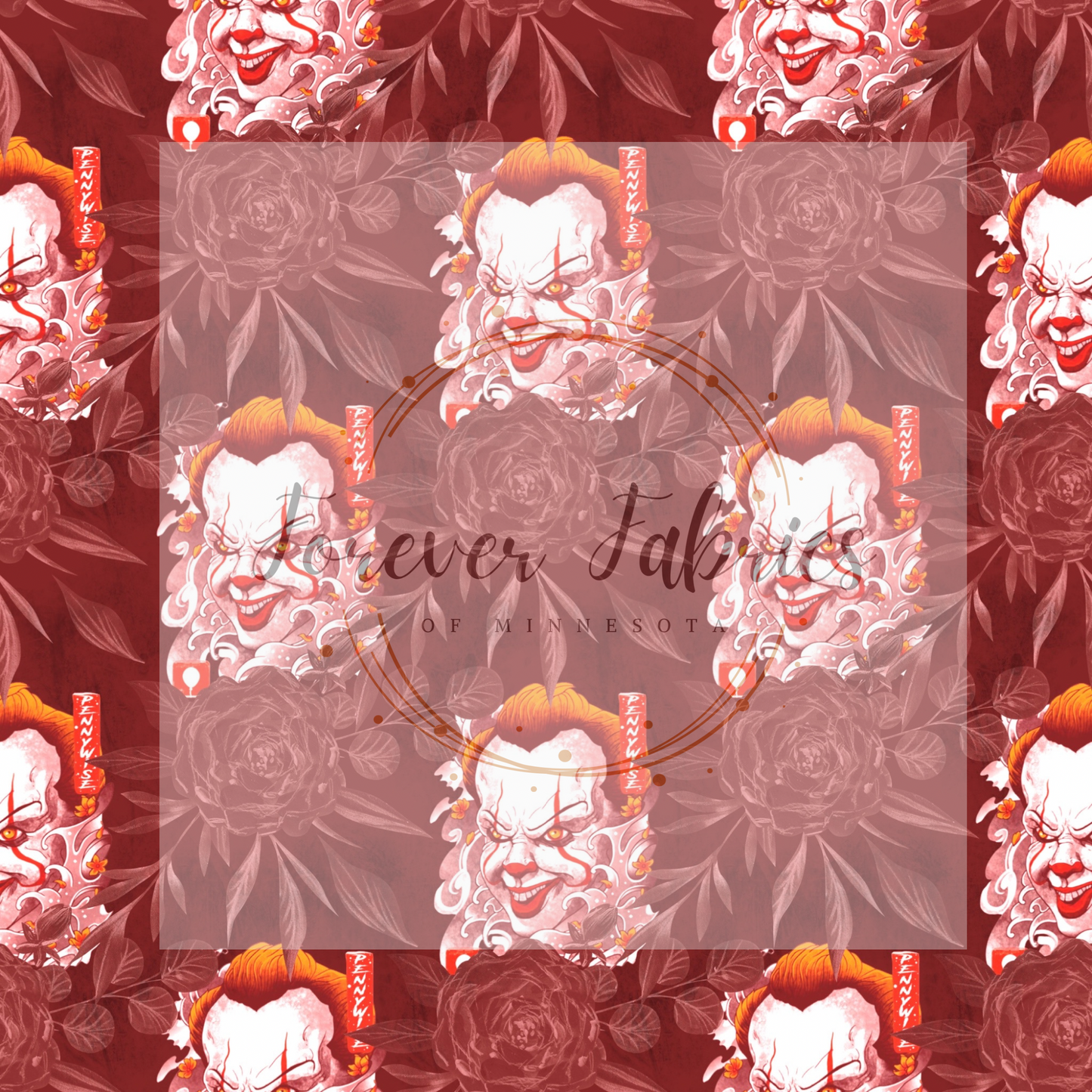 Halloween Clown | Preorder | Fabric By The Yard