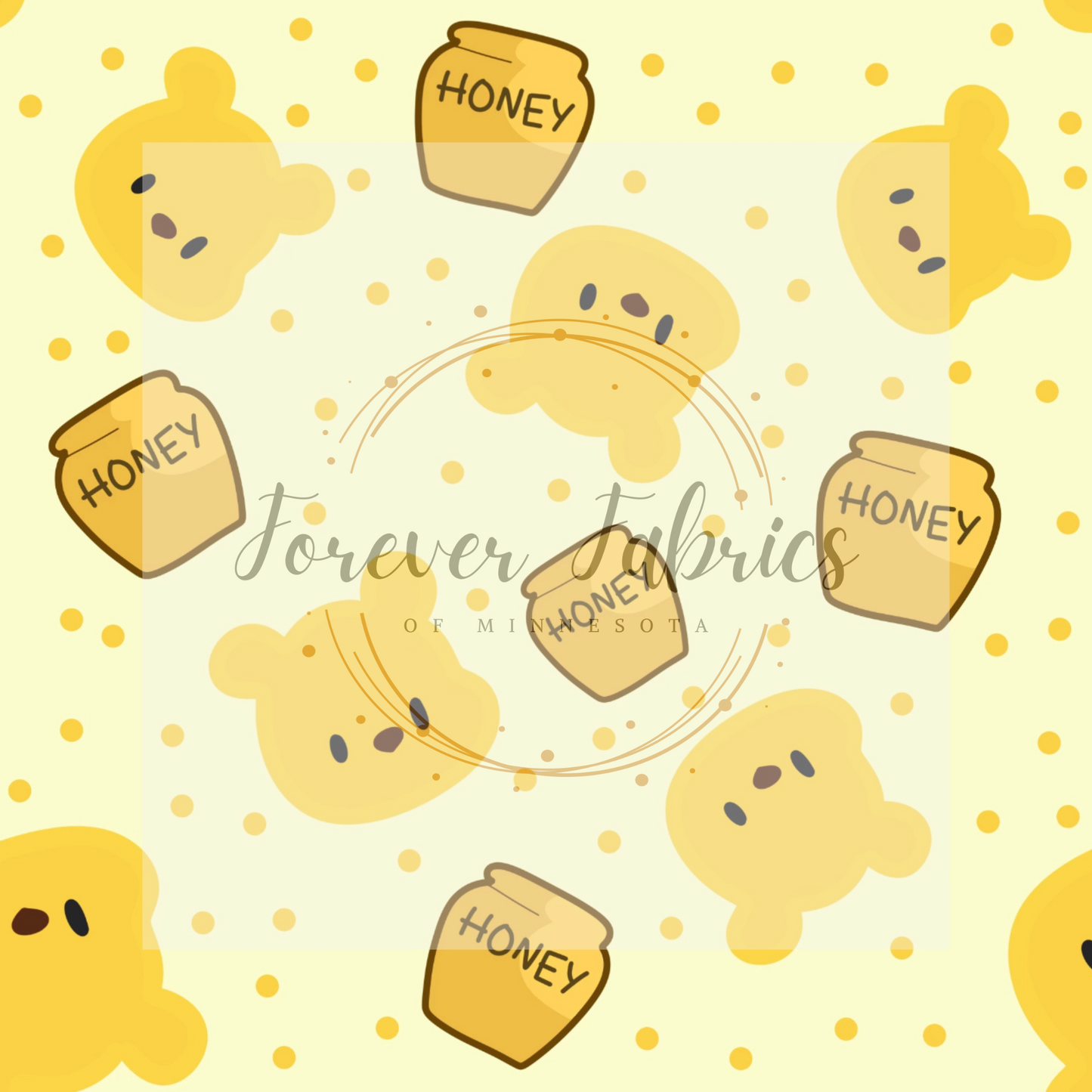 Honey Pot Bears | Preorder |By The Yard