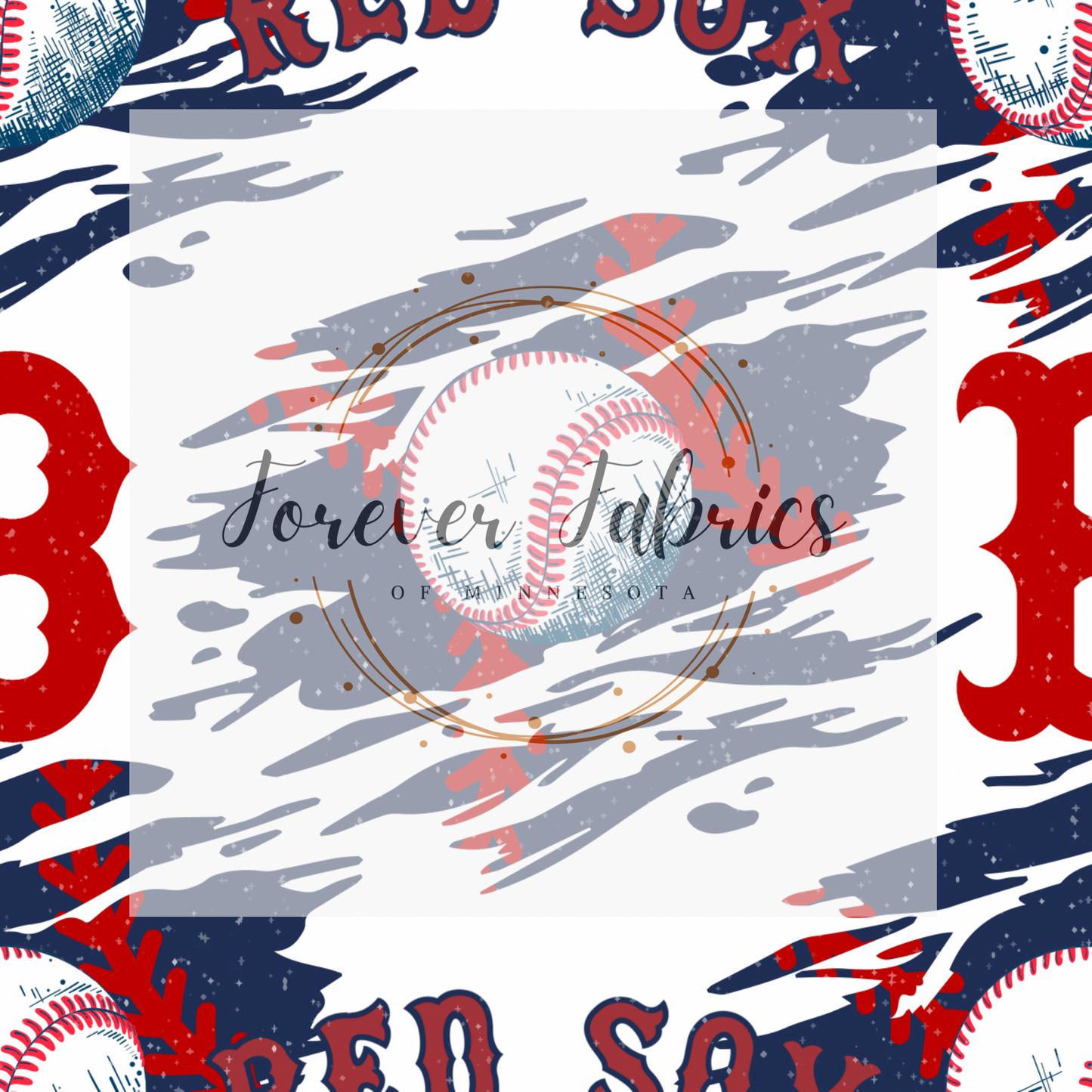 Boston Baseball | Preorder | Fabric By The Yard