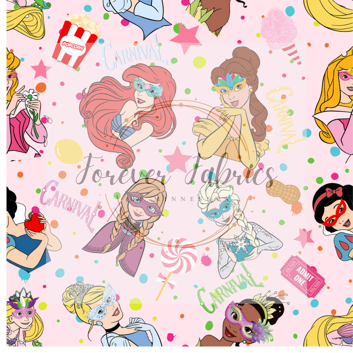 Princess Carnival | Preorder | Fabric By The Yard