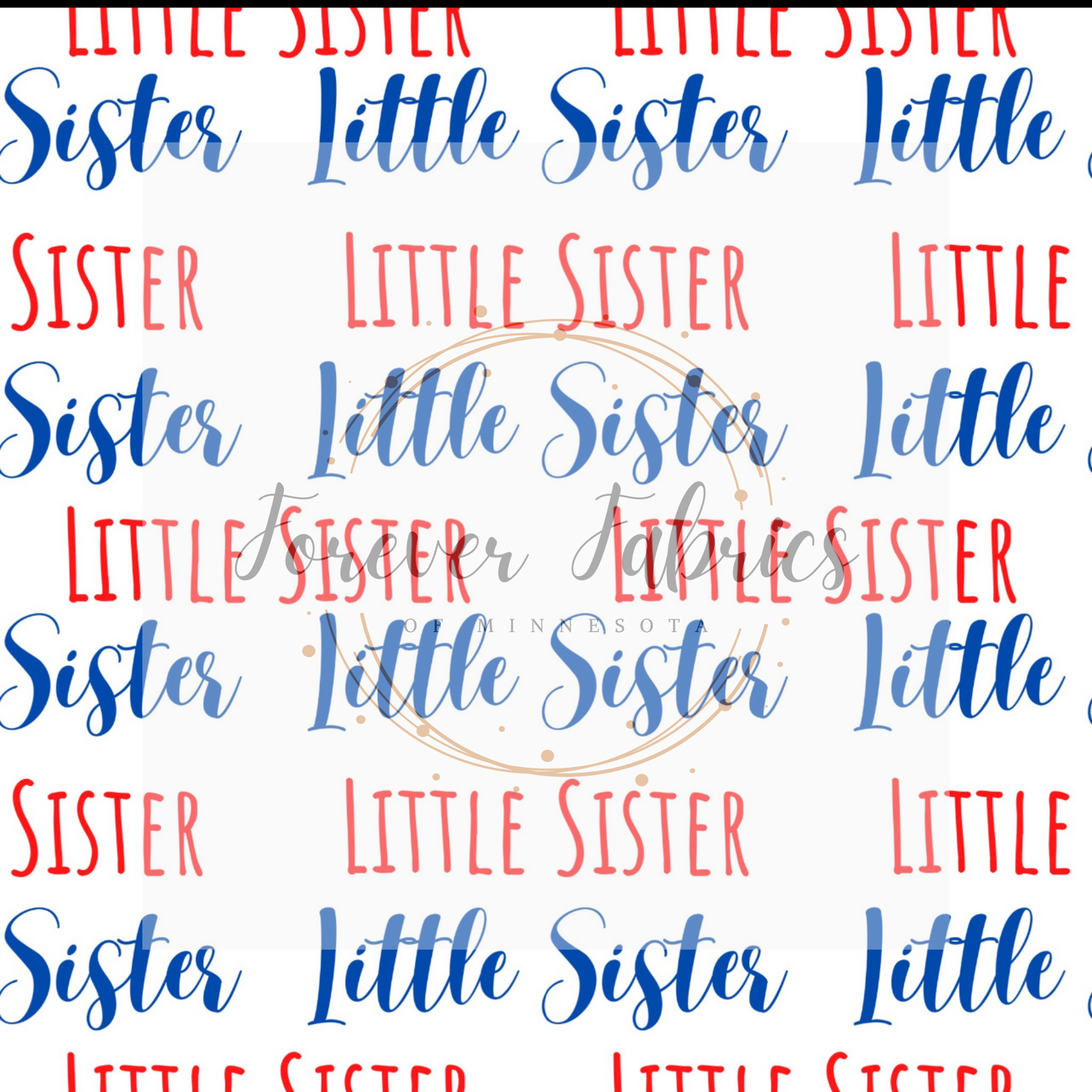 Red White & Blue Little Sister | By The Yard