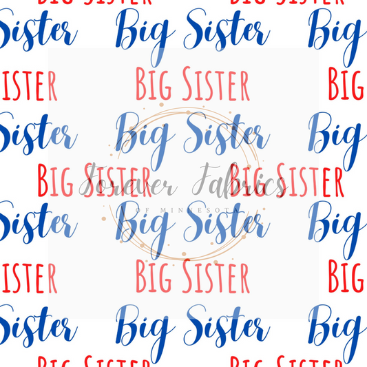 Red White & Blue Big Sister | By The Yard