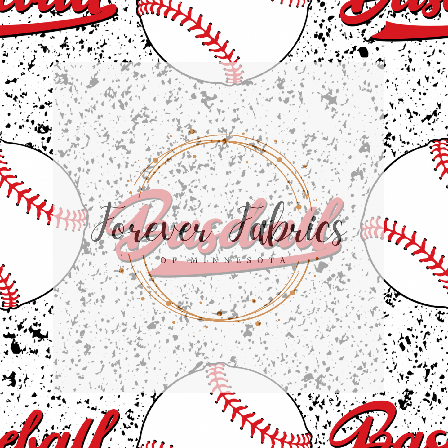 Baseball | Preorder | Fabric By The Yard