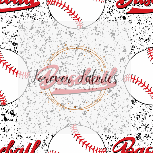 Baseball | Preorder | Fabric By The Yard